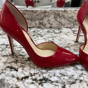 Jessica Simpson Glossy Red Heels